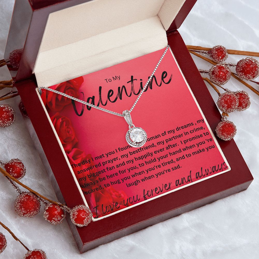 TO MY VALENTINE ETERNAL HOPE NECKLACE.