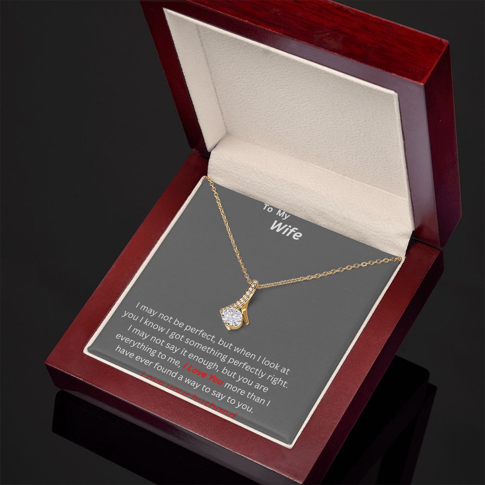 To My Wife. Beautiful Alluring Necklace.