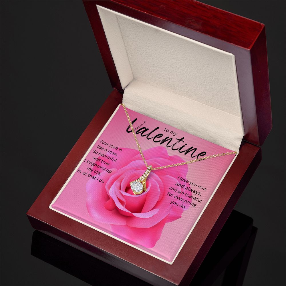 TO MY VALENTINE ALLURING BEAUTY NECKLACE
