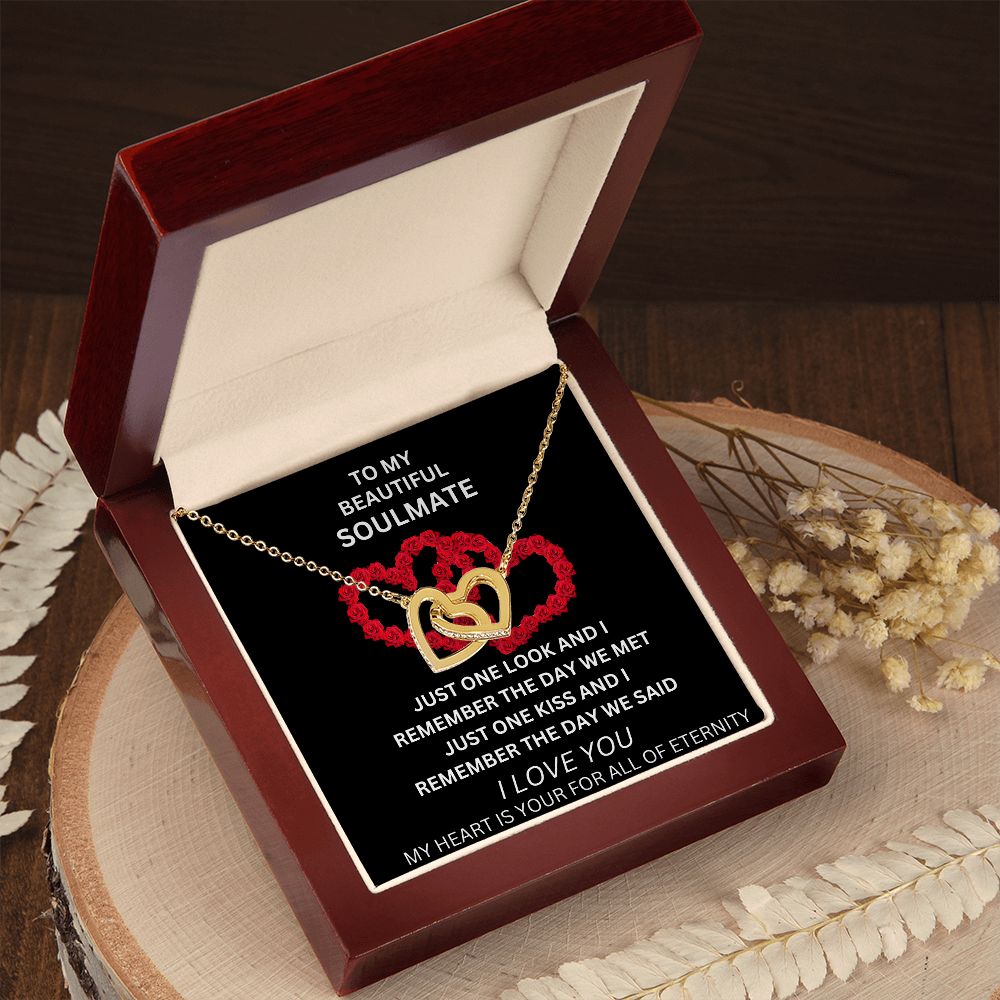 TO MY BEAUTIFUL SOULMATE. HEARTS. I LOVE YOU