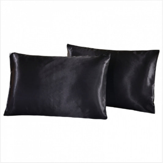 Plain silk pillowcase