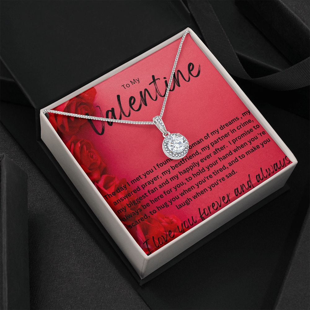TO MY VALENTINE ETERNAL HOPE NECKLACE.