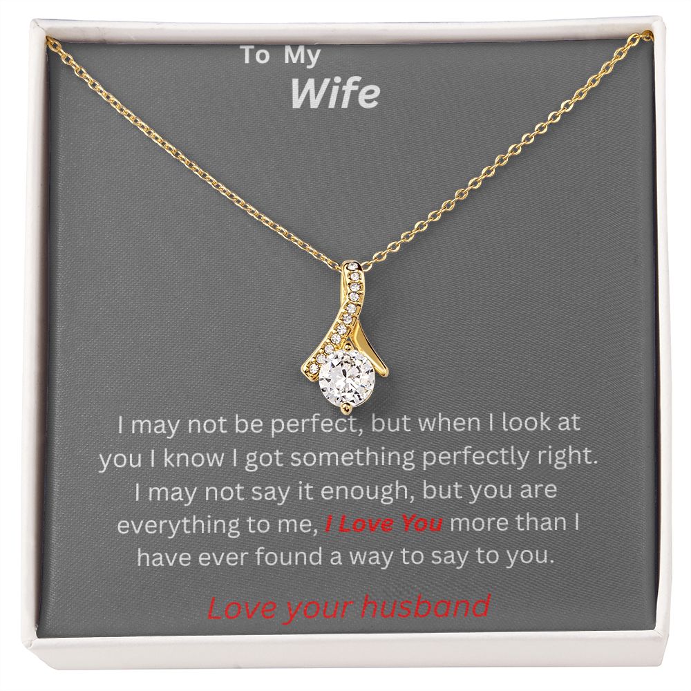 TO MY WIFE. ALLURING BEAUTIFUL NECKLACE.