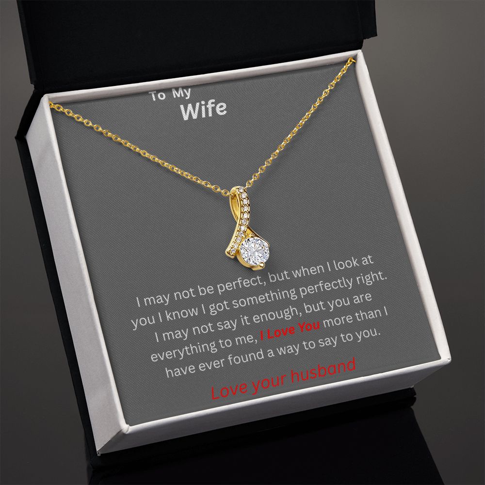 TO MY WIFE. ALLURING BEAUTIFUL NECKLACE.