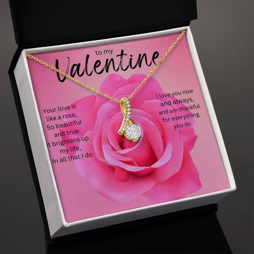 TO MY VALENTINE ALLURING BEAUTY NECKLACE