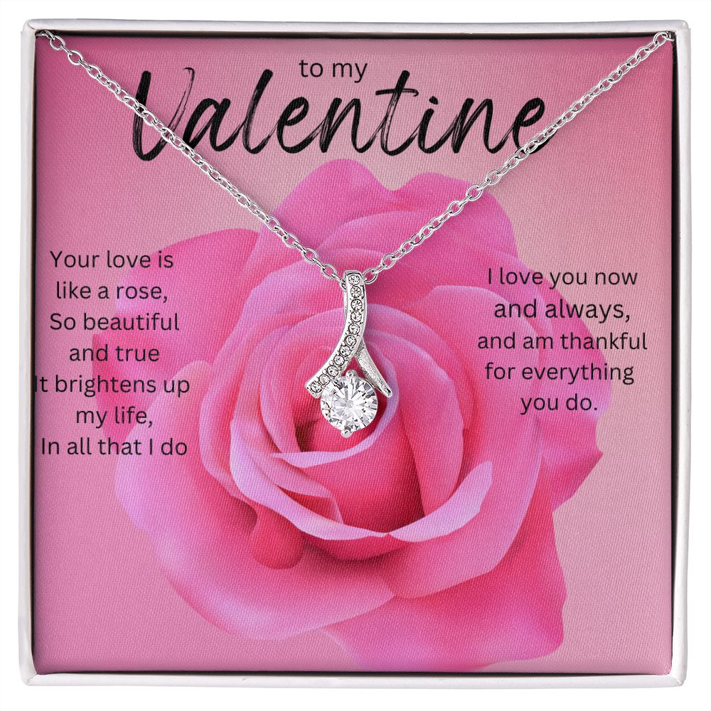 TO MY VALENTINE ALLURING BEAUTY NECKLACE