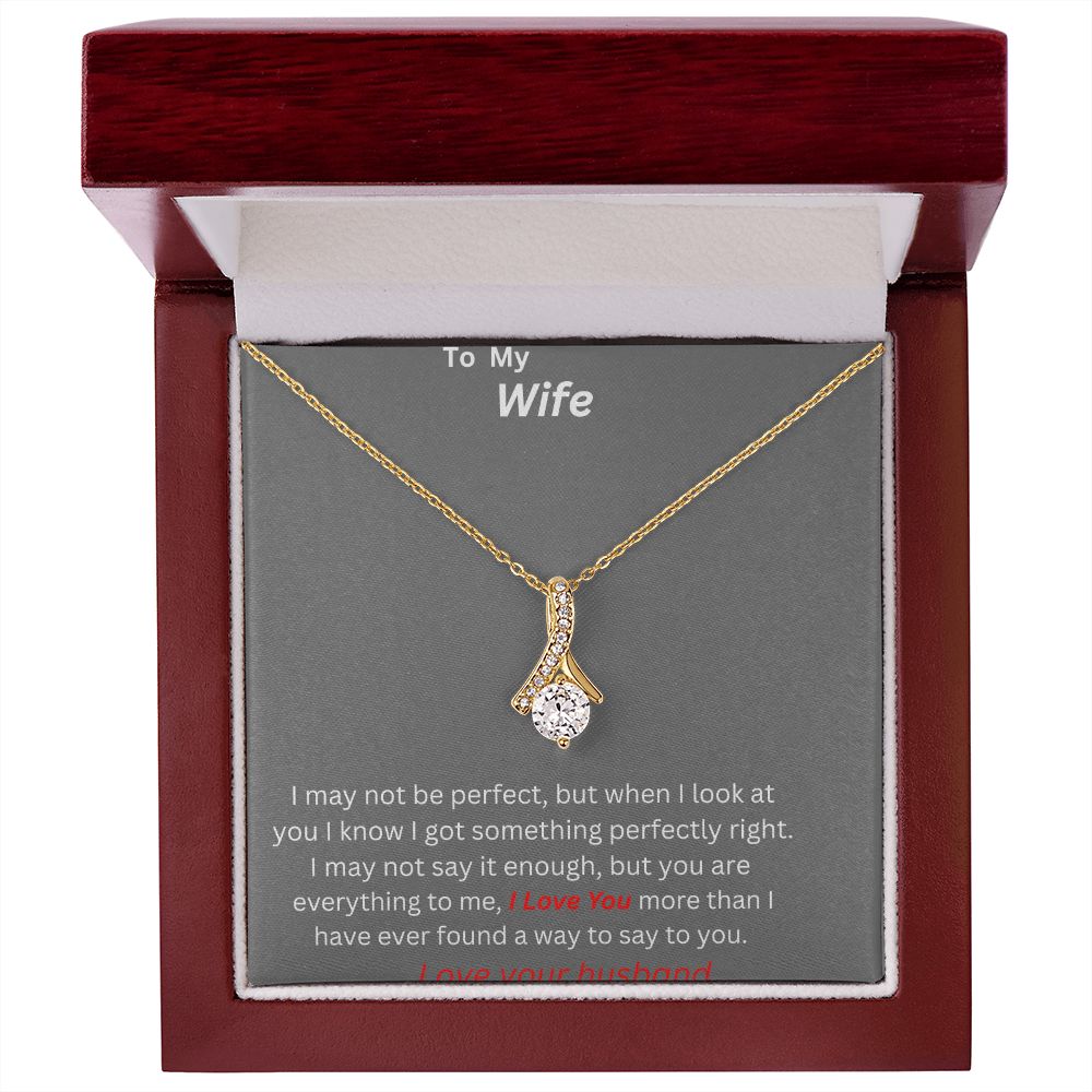 To My Wife. Beautiful Alluring Necklace.