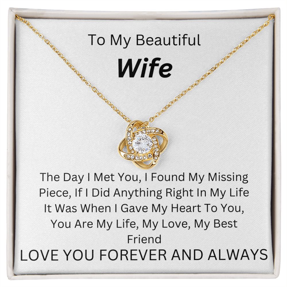 To My Beautiful Wife.  Love Always