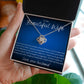 TO MY BEAUTIFUL WIFE LOVE KNOT NECKLACE.