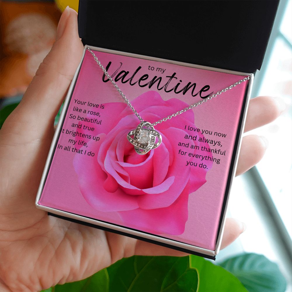 TO MY VALENTINE LOVE KNOT
