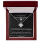 TO MY AMAZING GRANDAUGHTER LOVE KNOT NECKLACE