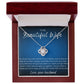 TO MY BEAUTIFUL WIFE LOVE KNOT NECKLACE.