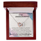 TO MY GRANDDAUGHTER INTERLOCKING HEART NECKLACE.