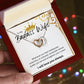 TO MY BADASS WIFE INTERLOCKING HEART NECKLACE.