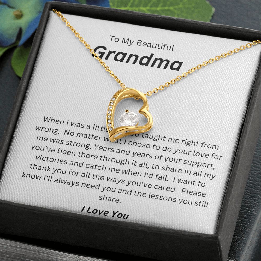 To My Beautiful Grandma. I Love You.